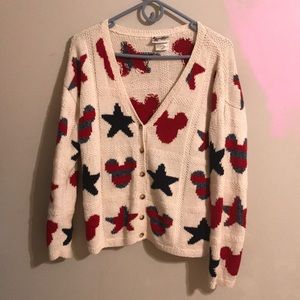 Cute Disney cardigan sweater with micky mouse